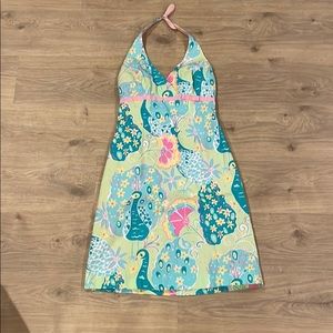 Lily Pulitzer tie halter dress